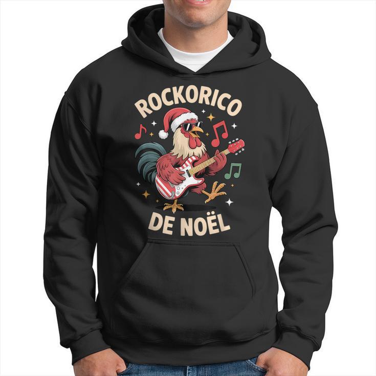 Coq De Noël Cocorico Festif Et Bonnet Rouge De Père Noël Sweat à capuche