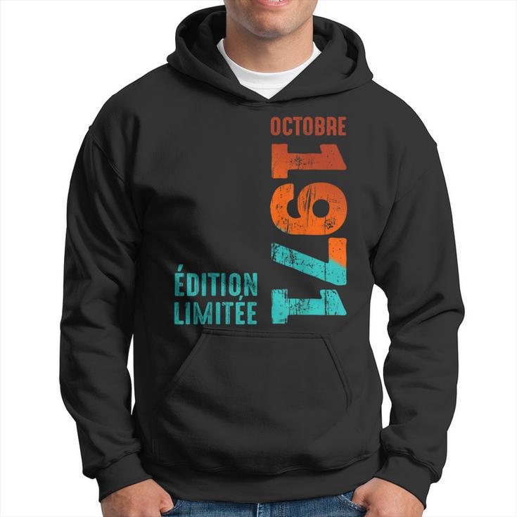 Depuis Octobre 1971 Année 1971 Rétro 1971Intage 1971 Sweat à capuche