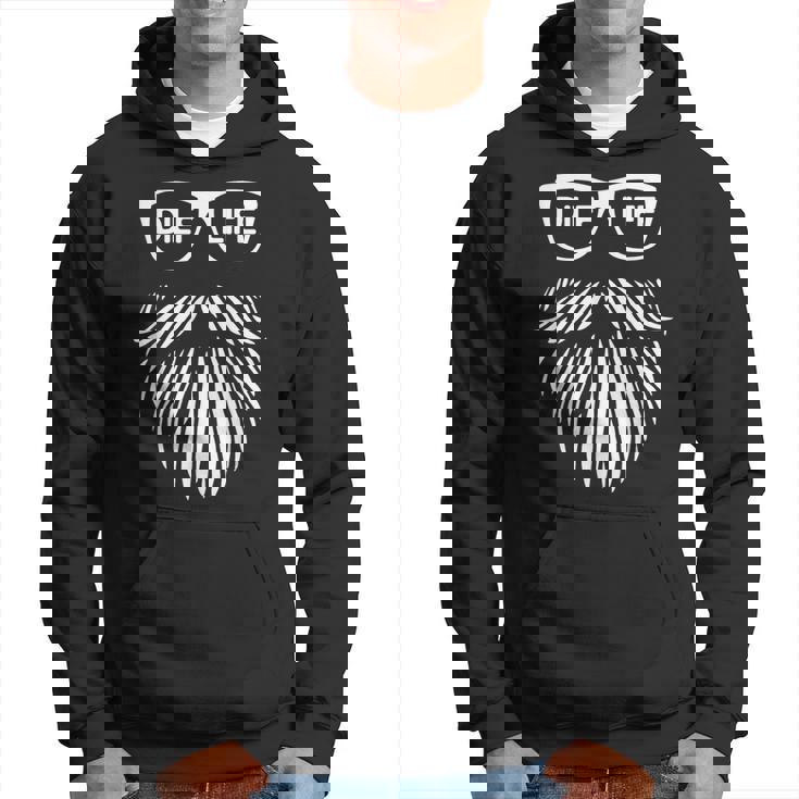 Dilf Life Divertente Regalo Umoristico Con Barba Per La Festa Del Papà Felpa con cappuccio