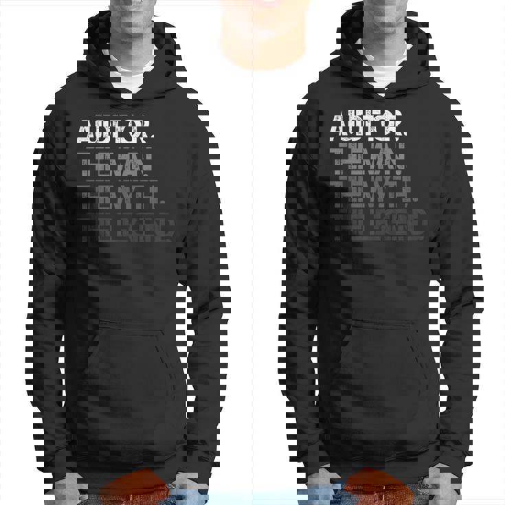 Hombre Mito Del Hombre Del Regalo Del Auditor La Leyenda Sudadera