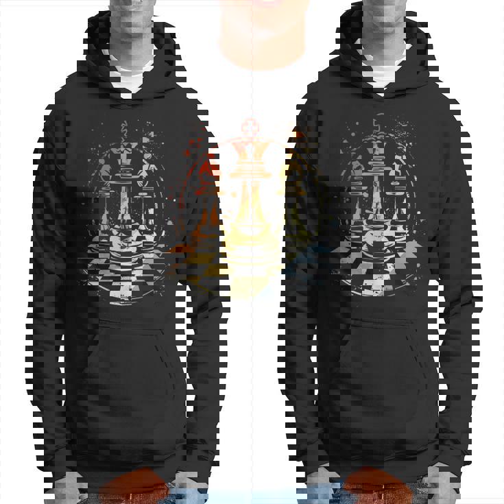 Piezas De Ajedrezketch Retrotyle Hobby Manga Larga Sudadera