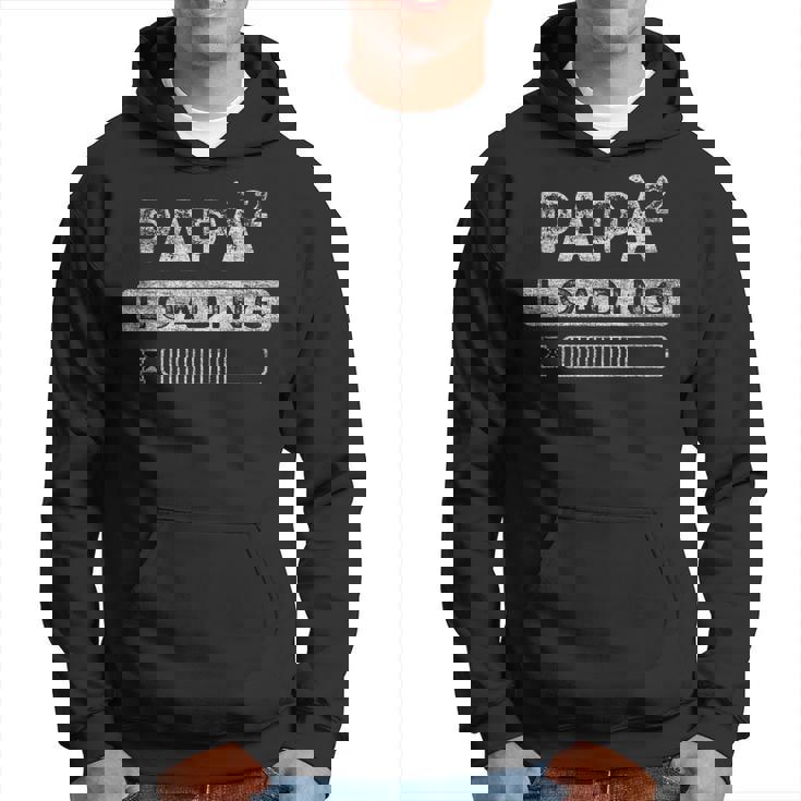 Uomo Futuro Papàecondo Figlio Annuncio Per Il Papà Felpa con cappuccio