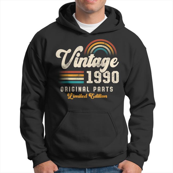 Vintage 1990 Pièces Originales 35Ème Anniversaire Retro Sweat à capuche