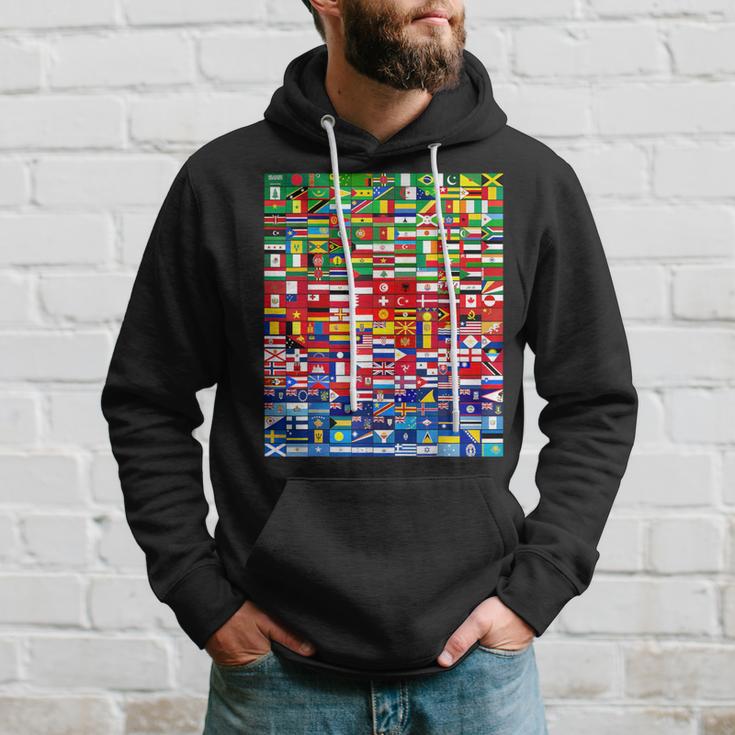 Banderas Del Mundo En Gradación De Color Banderas Nacionales Sudadera Regalos para él