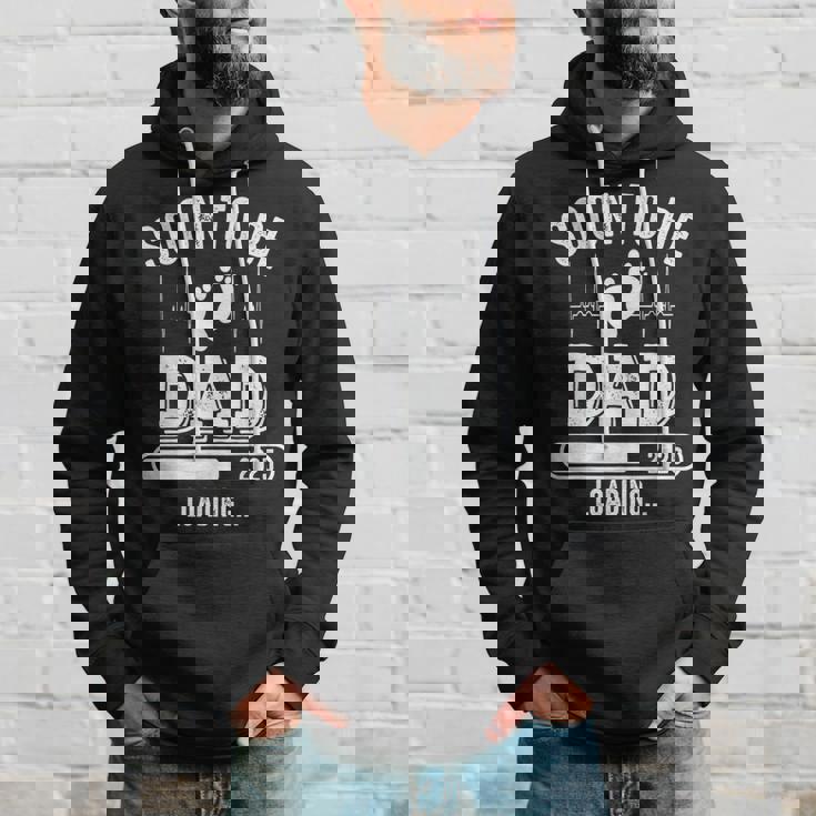 Soon To Be Dad 2025 Caricamento Dell'annuncio Di Gravidanza New Daddy Felpa con cappuccio Regalos para él