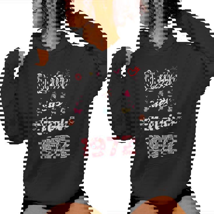 1972年3月より女王 花 1972年3月の誕生日 レディースパーカー