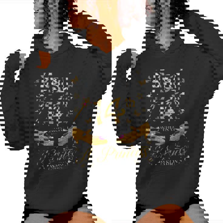 5月14日 プリンセスが生まれた 5月14日 誕生日 女の子 長袖tシャツ レディースパーカー