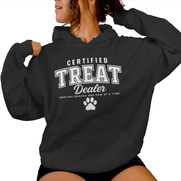 Certified Treat Dealer Dog Mom Dog Dad Women Hoodie