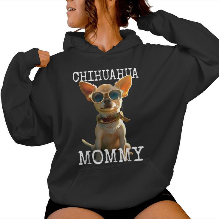 Chihuahua Mommy チワワ ママ ママ 母の日 ママ おもしろ チワワ レディースパーカー