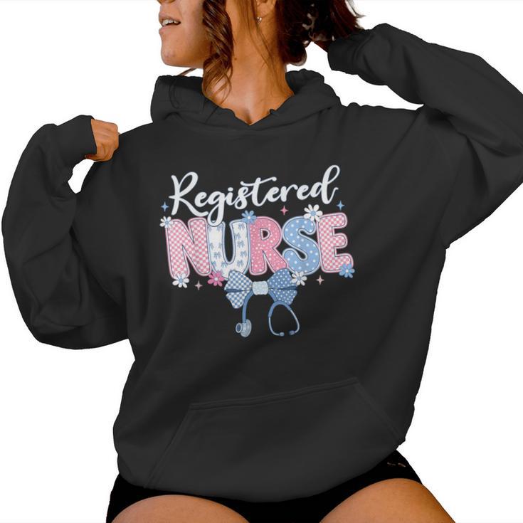 Cute Rn Registered Nurse For Women Women Hoodie Cute Rn Registered Nurse For Women Women Hoodie