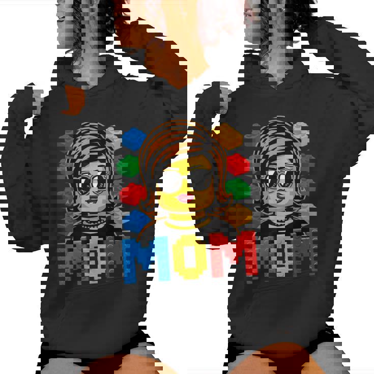 Family Mom Master Builder Building Bricks Blocks Women Hoodie