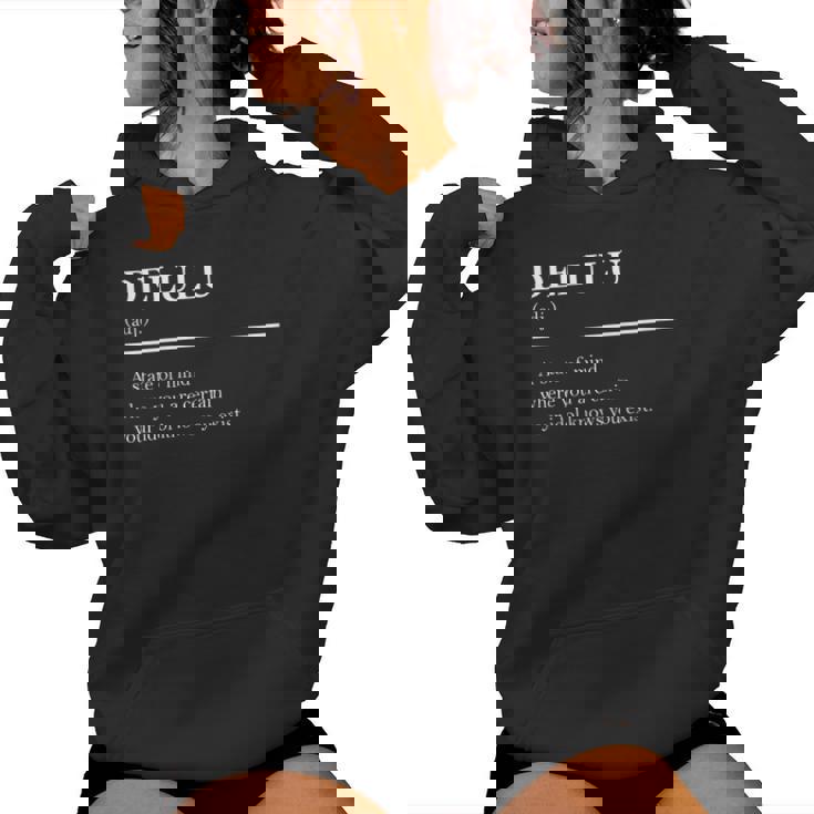 Definition Delulu Fandom Idol Meme Definition Women Hoodie