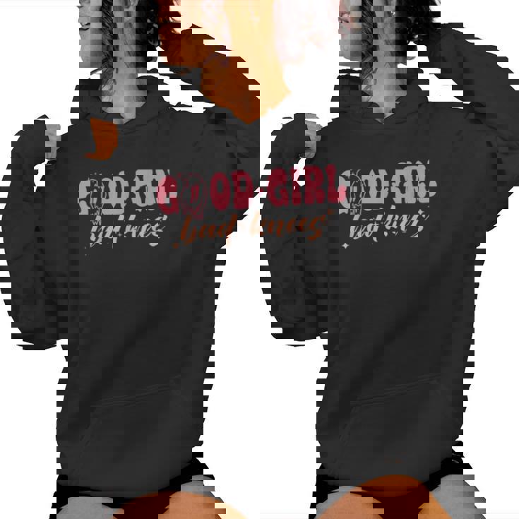 Good Girl Bad Knees 面白い 関係 膝の問題 ジョーク レディースパーカー