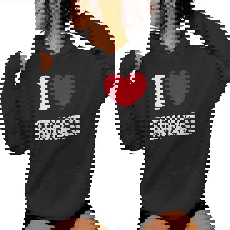 I Love Komaki アイラブ小牧 レディースパーカー