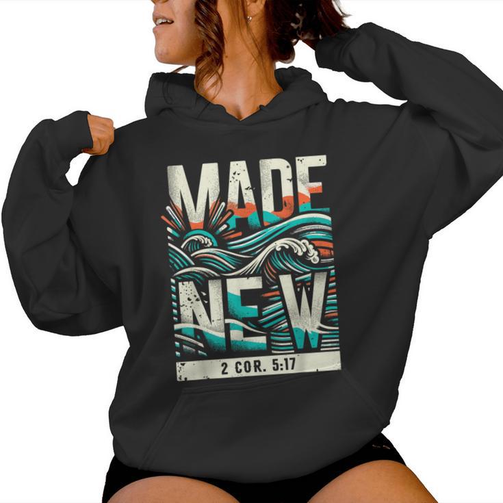 Made New Baptism Christian For Youth Baptized Women Hoodie