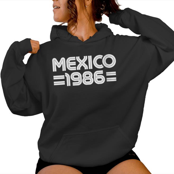Maillot Mexico 1986 Sweat à capuche femme