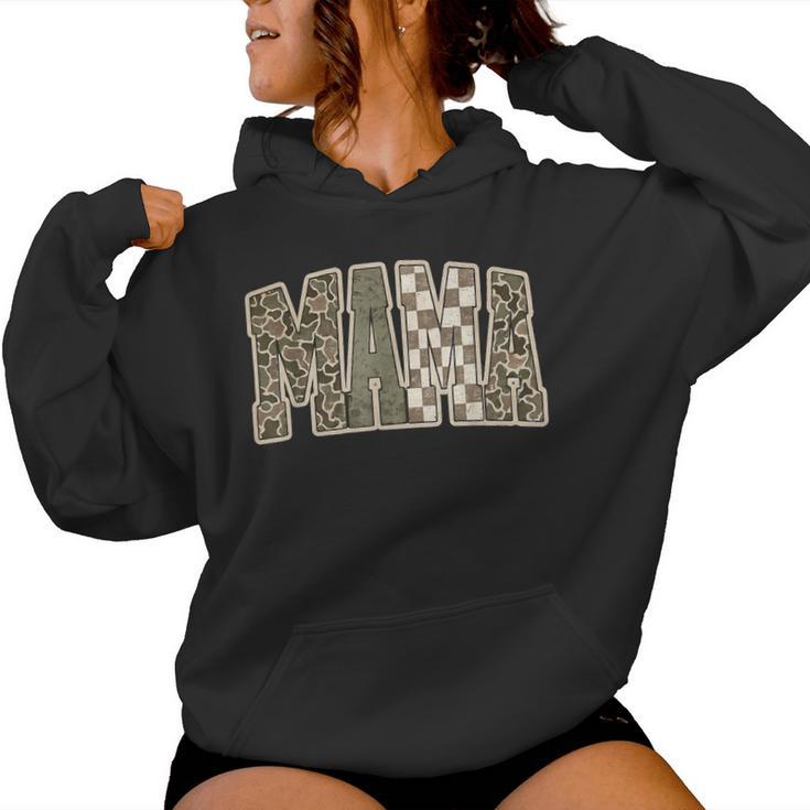 Mama Mommy Happy Mother's Day Mom Life Retro Camouflage Women Hoodie