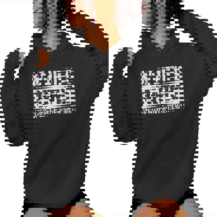 My Wife Is Perfecthe Bought Me This Husband レディースパーカー