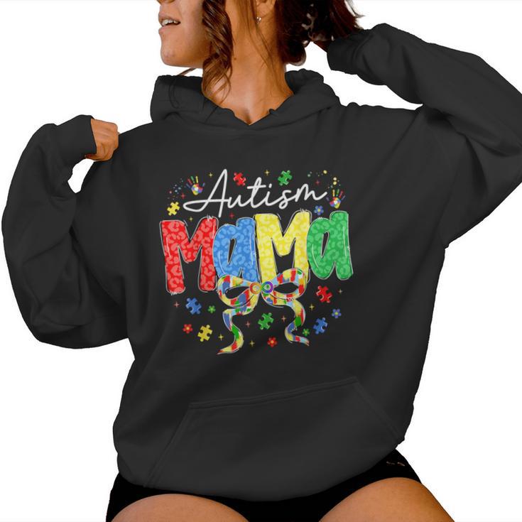 Proud Autism Mama Mom Awareness For Moms Women Hoodie