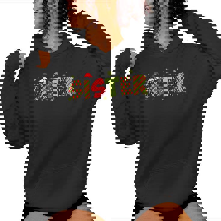 Sister Christmas Matching Christmas Family Party Pajama Women Hoodie