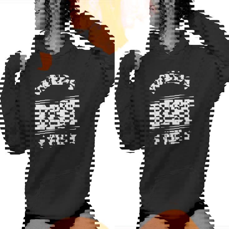 World's Best Wife 面白いウェディングギフトシャツ レディースパーカー