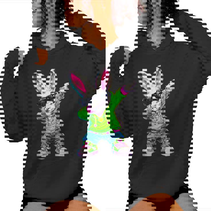 かわいい アニメ ダビングバニー ウサギ ハッピー イースター 男の子 女の子 キッズ レディースパーカー