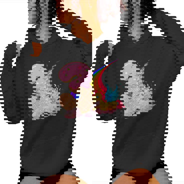 キッズ I Am 3 かわいいユニコーン 誕生日ギフト 女の子向け レディースパーカー