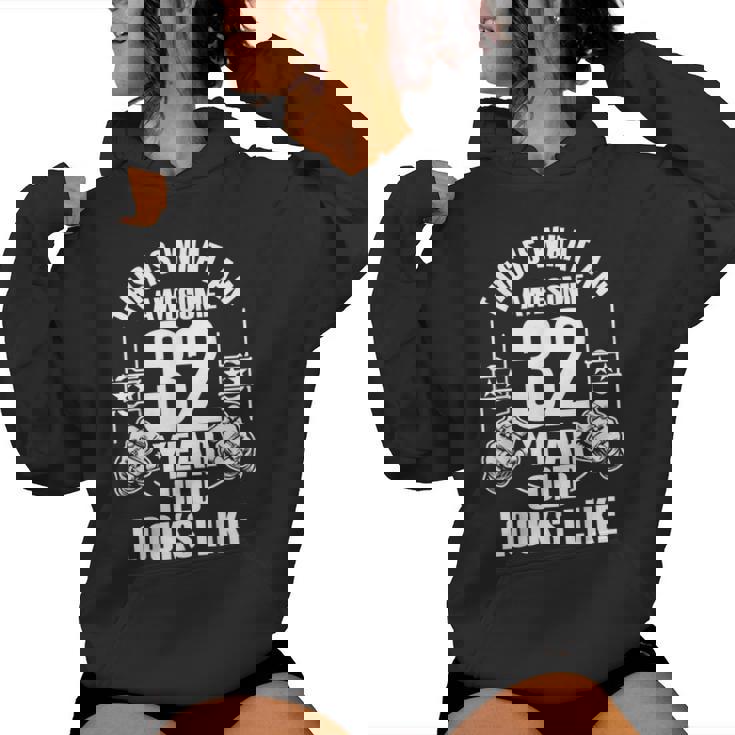 男性、女性、32歳の誕生日への32歳の誕生日プレゼント レディースパーカー