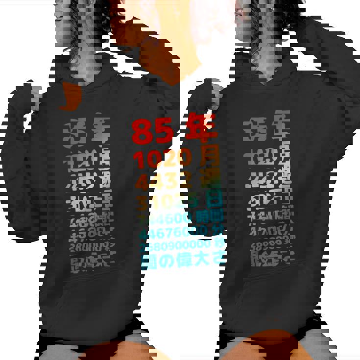 面白い85歳の誕生日の古いメーター 面白い85歳のギフト 女性 男性 面白い電卓 85歳の誕生日のギフト レディースパーカー