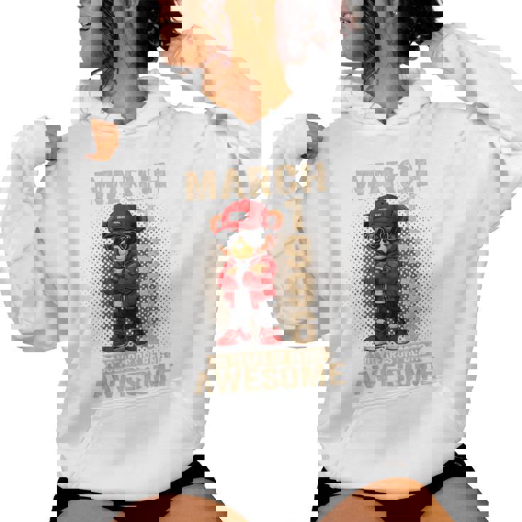 3月30日 誕生日 男性 女性 1996年 素晴らしいテディベア レディースパーカー