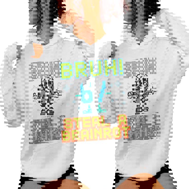 67 Bruhteal A Brainrot Meme 6 7 男の子 女の子 キッズ ユース レディースパーカー