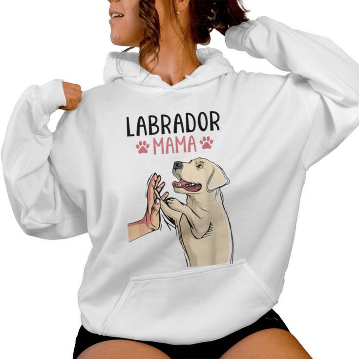 Labrador Mama Cani Donne Festa Della Mamma Donne Felpa con cappuccio da donna