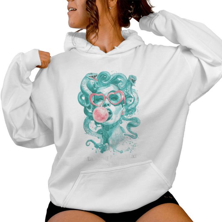 Making Hard Since 700 Bc Feminist Medusa Bubblegum Women Women Hoodie