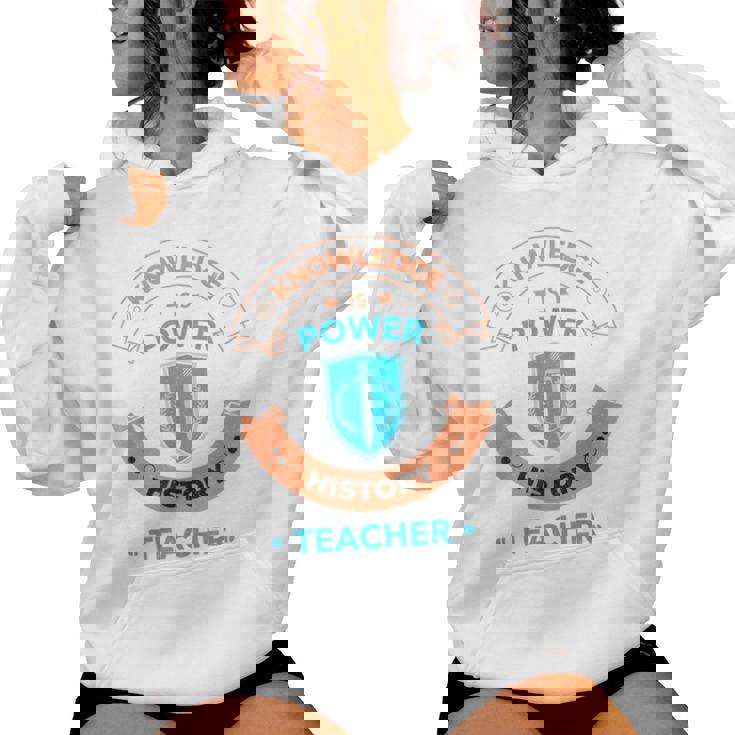 History Teacher 学校 歴史 先生 先生 レディースパーカー