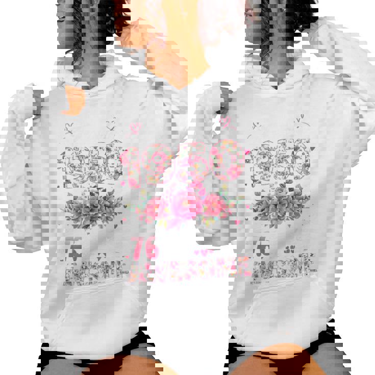 オンバック 76歳 1950年3月 花柄 76歳の誕生日 レディースパーカー