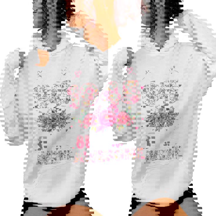 オンバック 81歳 1945年3月 花柄 81歳の誕生日 レディースパーカー