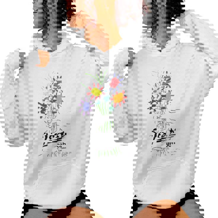 パブロ・ピカソ 平和の花 作品 描画 Papl2192 レディースパーカー