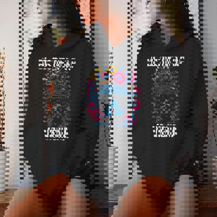 Bigtone Gap バージニア Usa クマと花のデザイン 長袖tシャツ レディースパーカー 彼女への贈り物