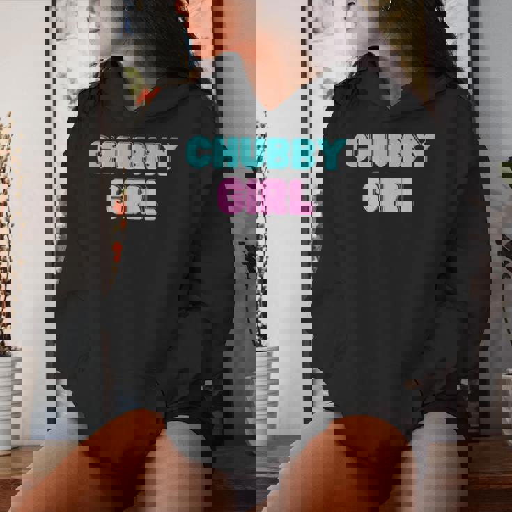 Chubby Girl 長袖tシャツ レディースパーカー 彼女への贈り物