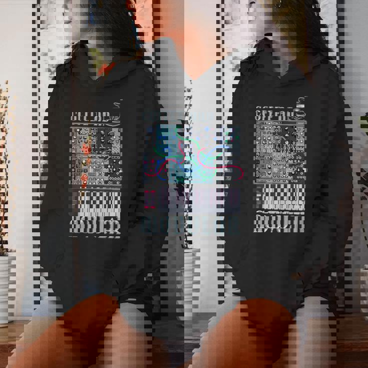 Coffee And Modular アナログシンセサイザー 波形シンセ レディースパーカー 彼女への贈り物