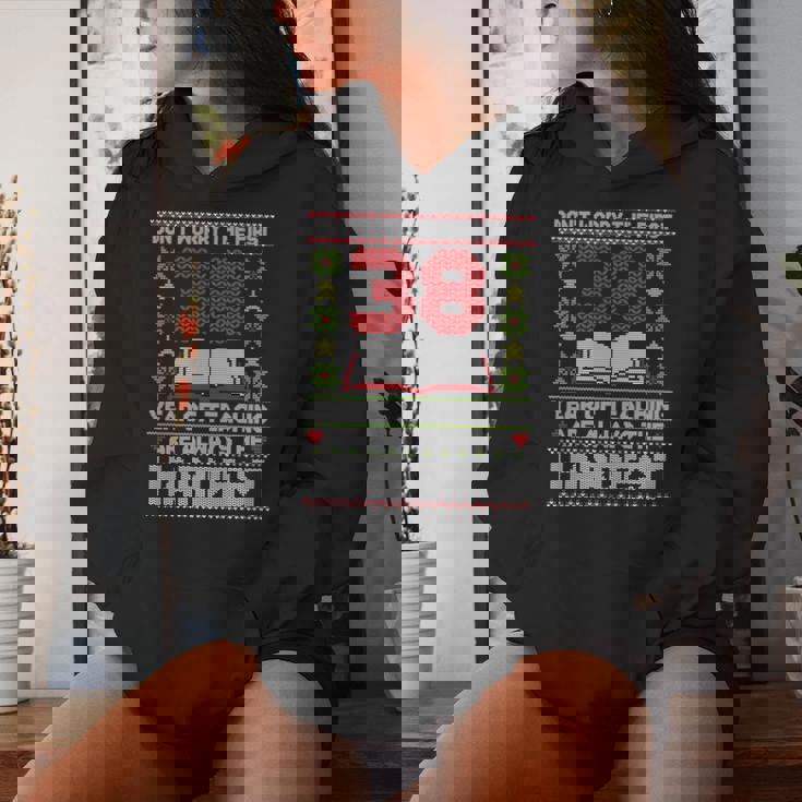 Dont Worry First 38 Years Teaching Are Hard Teacher 長袖tシャツ レディースパーカー 彼女への贈り物