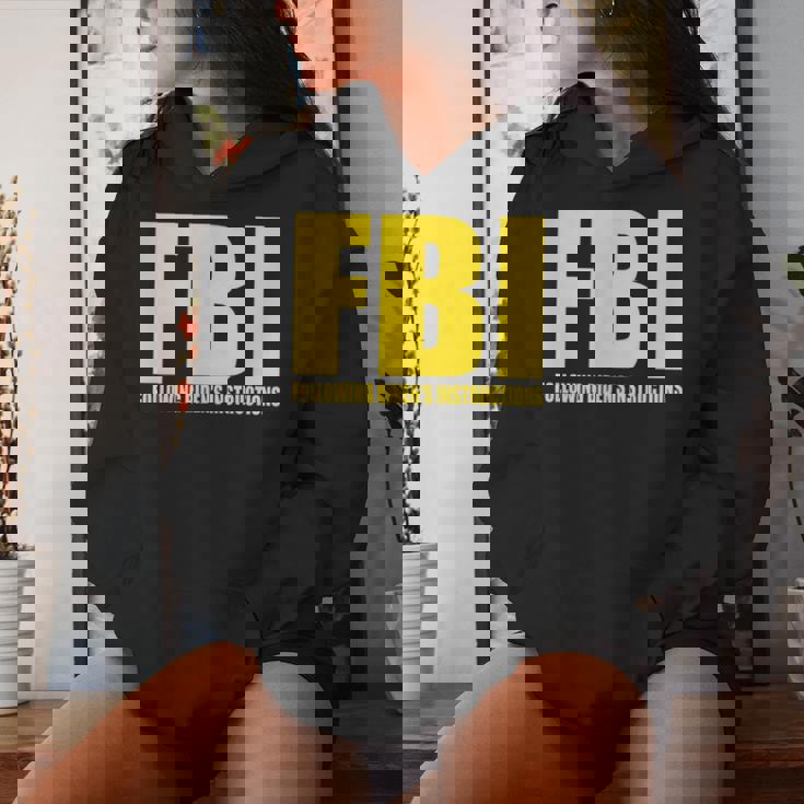 Fbi Bidenの指示に従うアパレル 面白い 男性 女性 レディースパーカー 彼女への贈り物