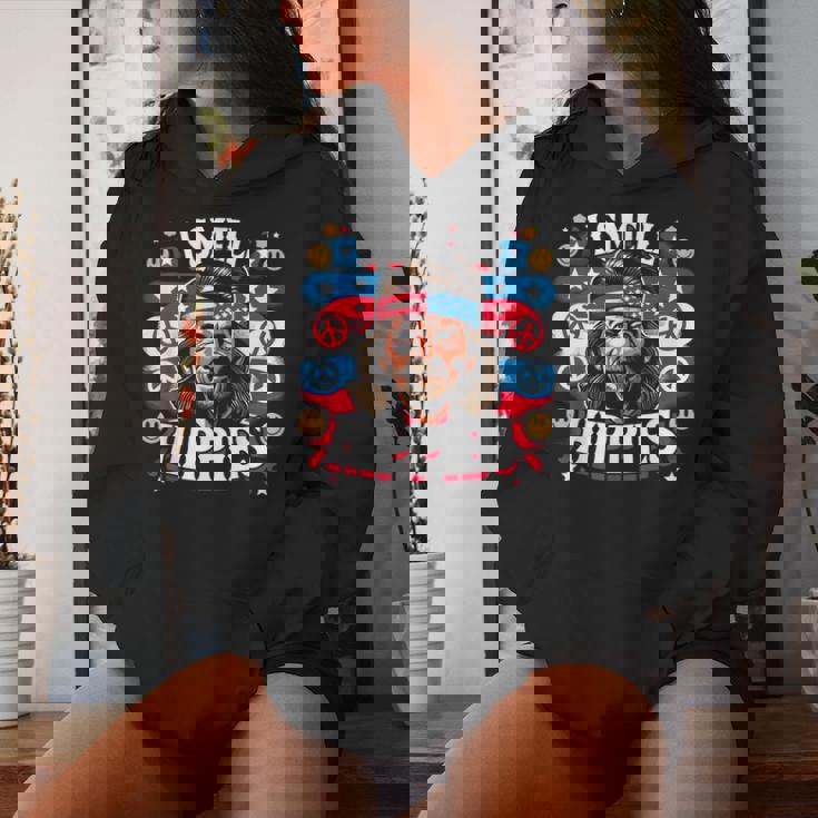 Imell Hippies Peace 4Th Of July For Hippie レディースパーカー 彼女への贈り物