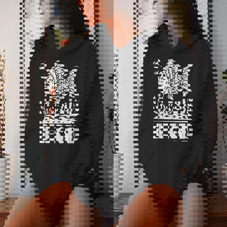 Be Kind Fish 学校教師の初日おめでとう レディースパーカー 彼女への贈り物