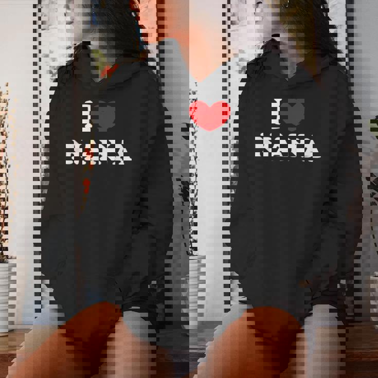 I Love Nana 私は愛する Nana レディースパーカー 彼女への贈り物