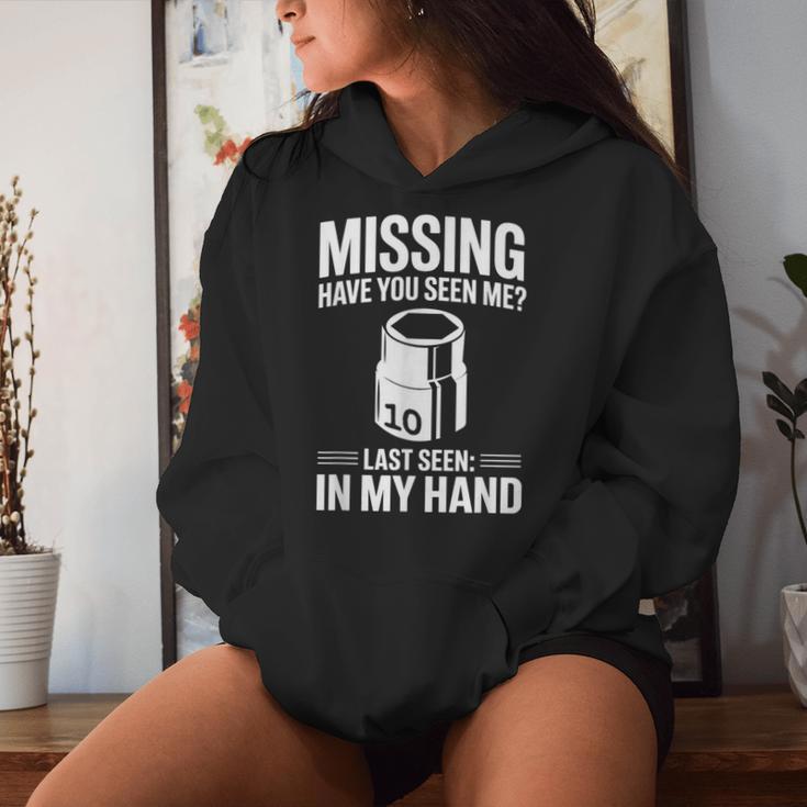 Missing Have Youeen Me 10Mm ソケット 車 ガイ 車 整備士 レディースパーカー 彼女への贈り物
