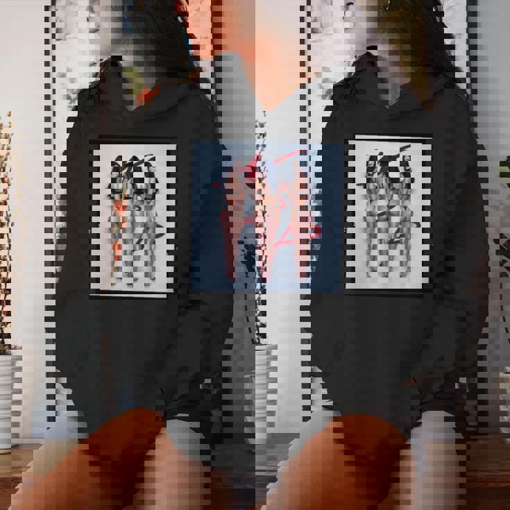 Pinup Girl 男性用 「Seeing Triple」 長袖tシャツ レディースパーカー 彼女への贈り物