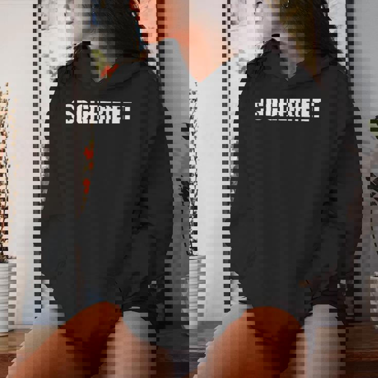 Sicherheit -Ecurity Guard Uniform And German レディースパーカー 彼女への贈り物