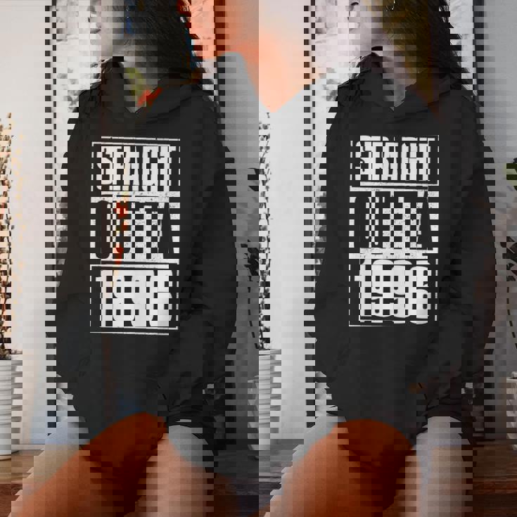 Straight Outta 1996 Womenintage 1996 Birth Of Birthday 長袖tシャツ レディースパーカー 彼女への贈り物