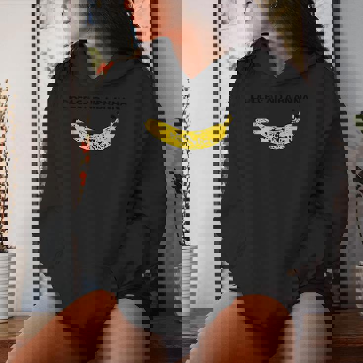 Vintage Dolce And Banana Novelty Graphic & Cool s レディースパーカー 彼女への贈り物